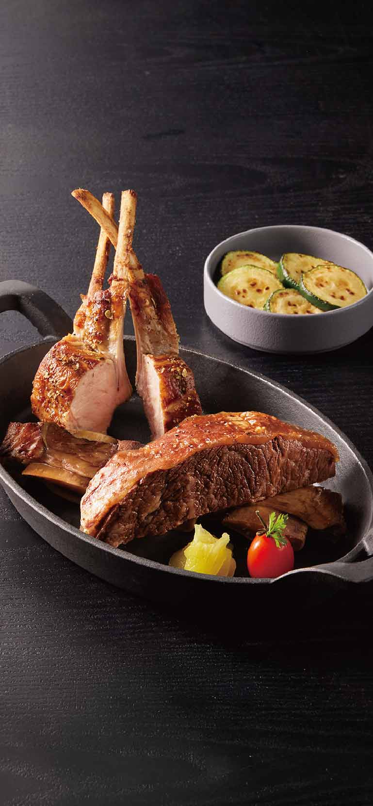 王品牛小排佐犢牛