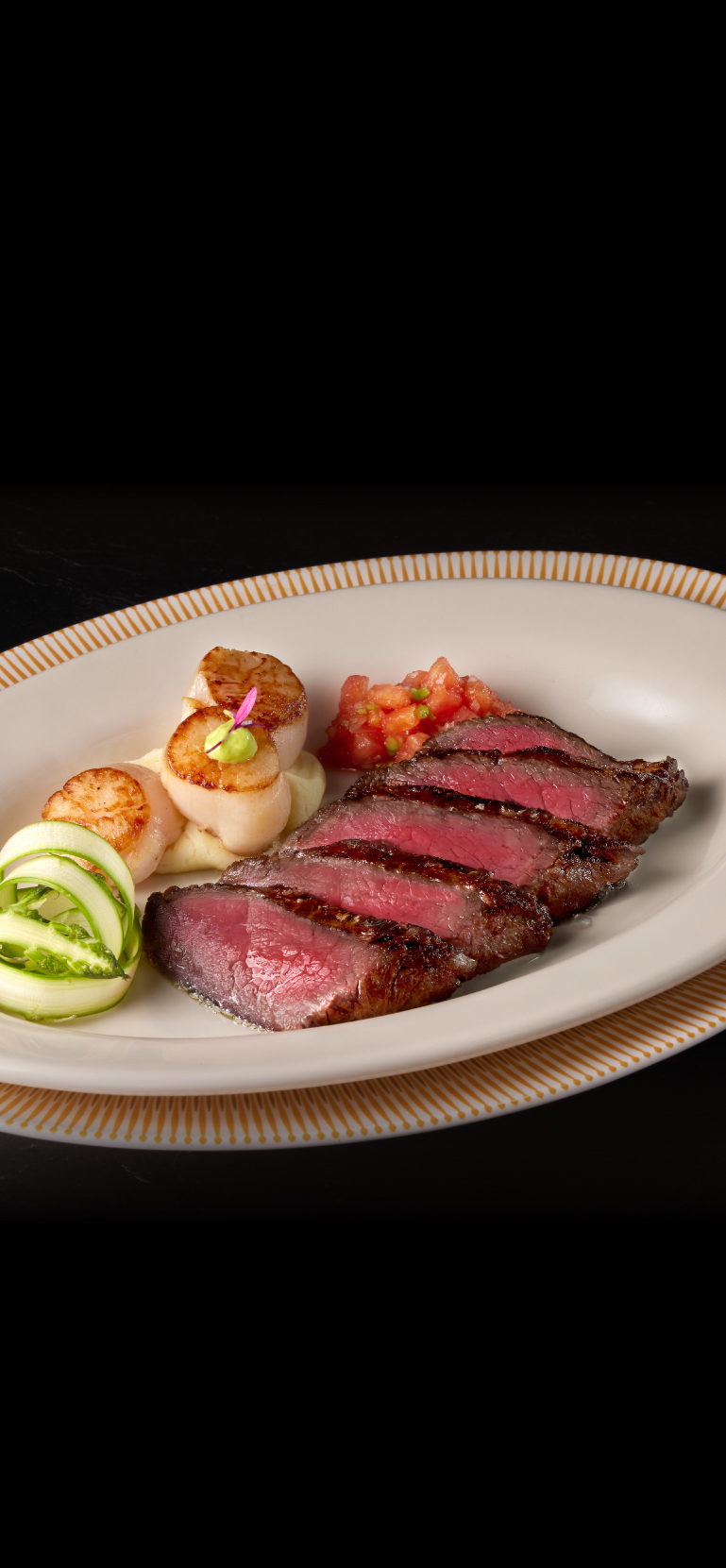 澳洲和牛法蘭克佐嫩煎干貝